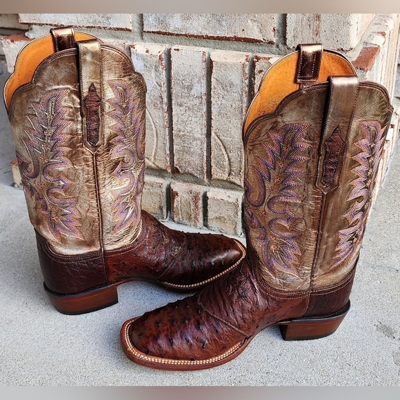 Lucchese Ostrich Boots - Picture 10 of 15